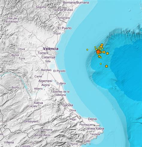 El Golfo De Valencia Registra 22 Terremotos De Hasta 3 2 Grados De