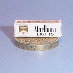 Marlboro Lights Cigarette Carton | A Miniature Marvel