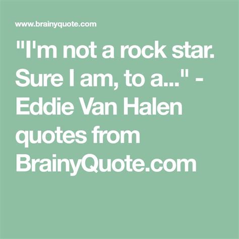 Eddie Van Halen Quotes | Van halen, Eddie van halen, Halen