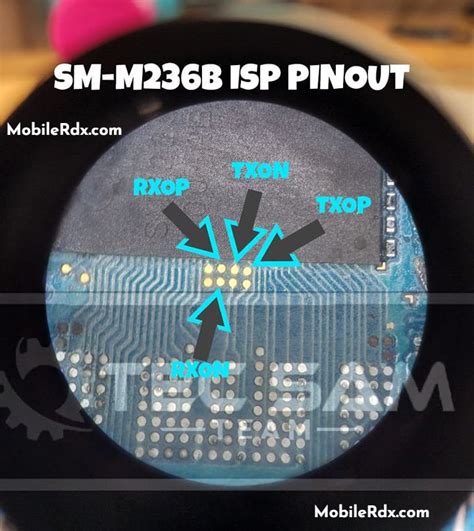 Samsung Galaxy M Sm M B Isp Ufs Pinout Test Point