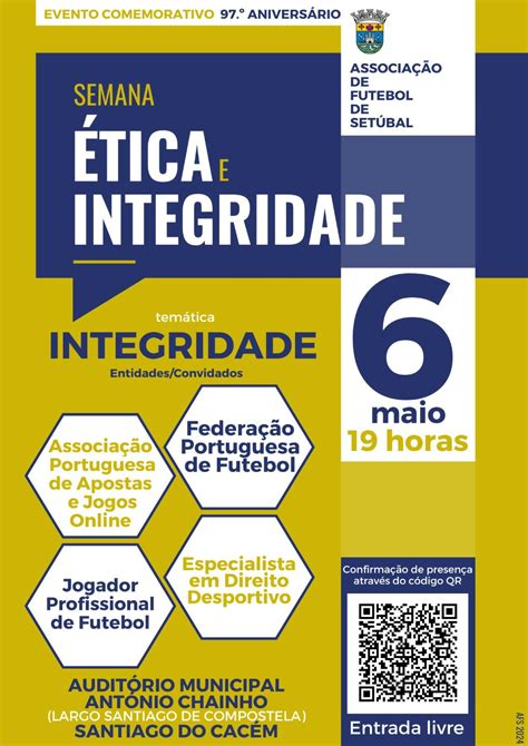 Sessão Sobre “integridade” No Desporto Câmara Municipal De Santiago Do Cacém