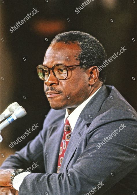 Judge Clarence Thomas Testifies During Hearing Editorial Stock Photo ...