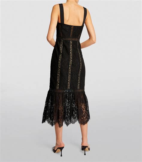 Self Portrait Lace Midi Dress Harrods Au