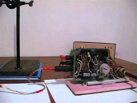 Магнитострикционный излучатель Опыт с выпрыгивающим шариком - YouTube