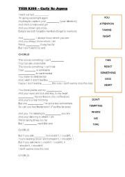 This Kiss Esl Worksheet By Annacorts