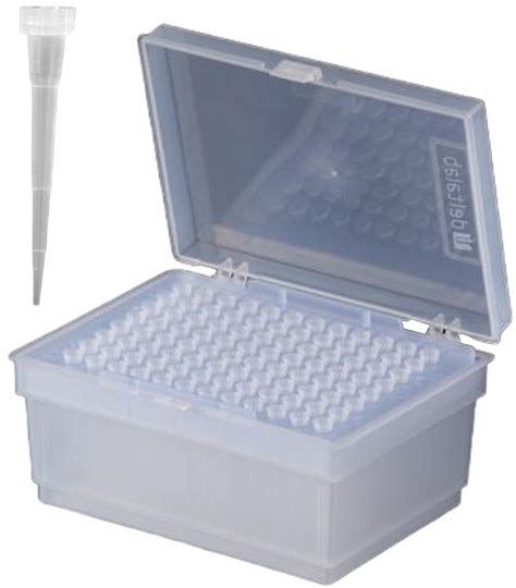 Rack de 96 puntas Gilson no estériles micropipetas de 0 1 10