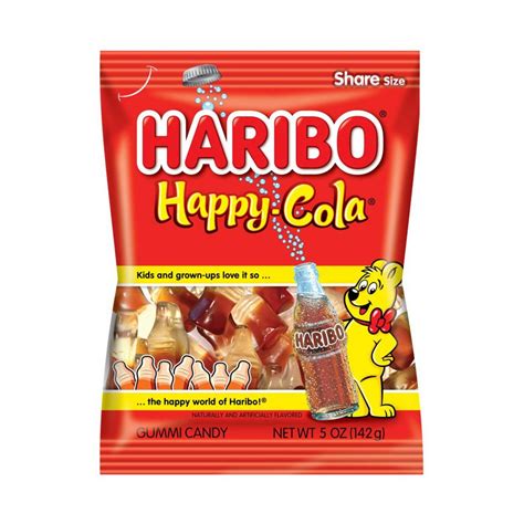 Haribo Happy Cola Gummy Candy 5 Ounce 12 Count Volt Candy