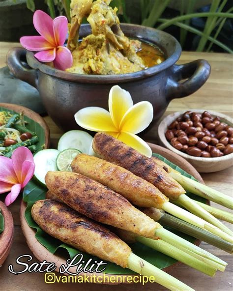 Resep Sate Lilit Ayam Bumbu Khas Bali Cara Membuatnya Mudah