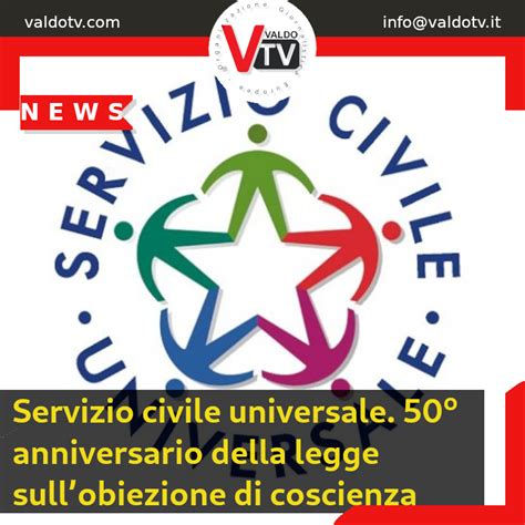 Servizio Civile Universale Anniversario Della Legge Sullobiezione