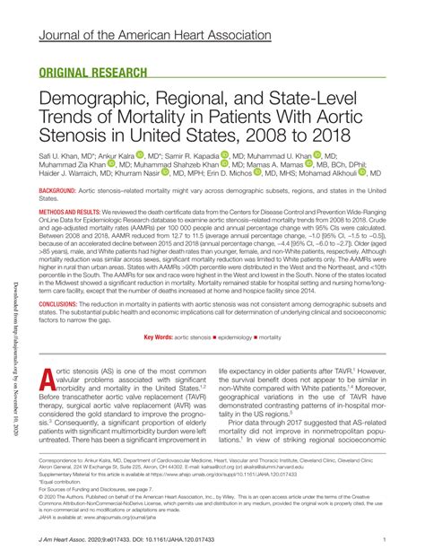 Pdf Demographic Regional And State‐level Trends Of Mortality In