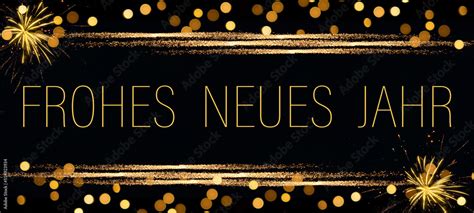 Frohes Neues Jahr Silvester Neujahr Feiertag Banner Gru Karte