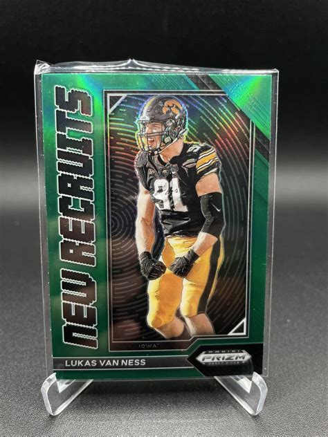 Panini Prizm Draft Picks New Recruits Green Prizm Nr Iowa