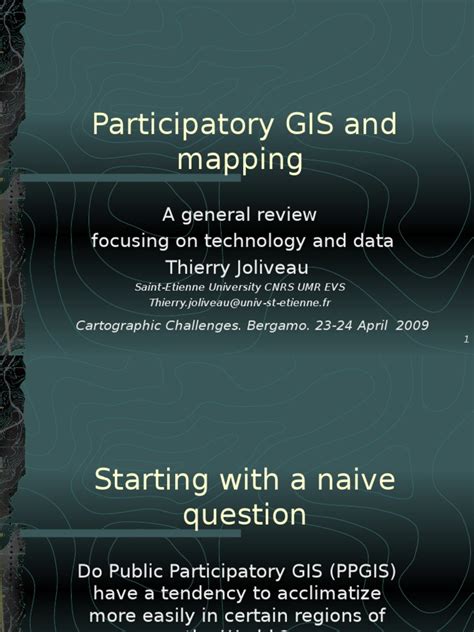 Participatory Gis And Mapping Pdf Geographic Information System Cartography