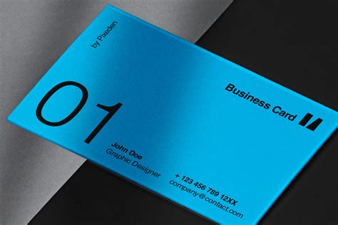 Identity Brand Psd Business Card Mockup Psd Mock Up Templates Pixeden