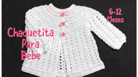 Chambrita O Chaquetita Para Bebe En Gancho F Cil Y R Pida De Hacer