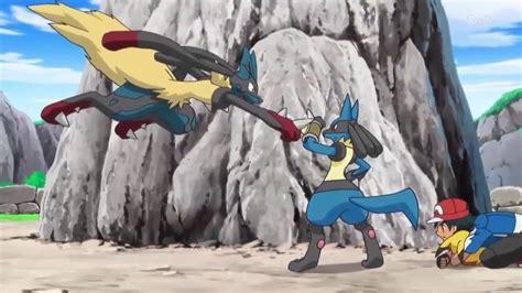 Pikachu Vs Lucario Pokemon Xy Youtube