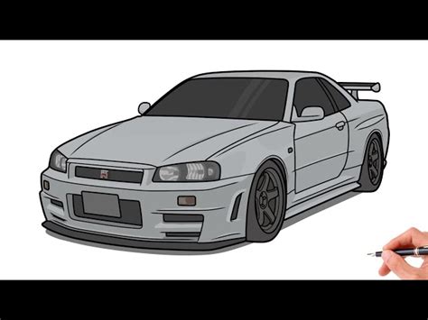 Nissan Gtr R34 Blueprint In 2023 Nissan Gtr R34, Nissan Gtr, 57% OFF