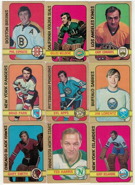 Opc O Pee Chee Nhl Hockey Series Lot Of Cards Esposito