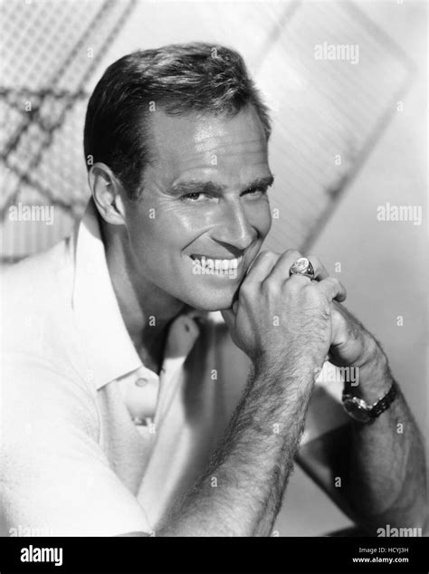 Charlton Heston 1950s Stock Photo Alamy