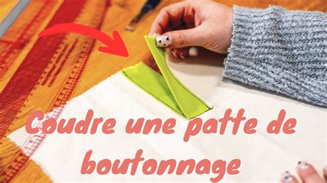 Comment Coudre Une Patte De Boutonnage Polo Facilement YouTube