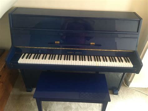 Beautiful Blue Upright Piano In Christchurch Dorset Gumtree