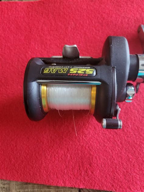 Penn 525 Mag Baitcasting Saltwater Fishing Reel Magnetic Cast Control