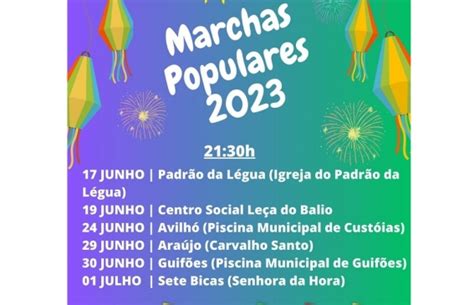 Marchas Populares Realizam Se De De Junho A De Julho Not Cias