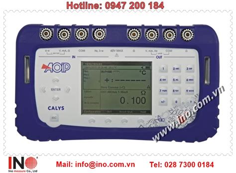 AOIP Advanced Field Documenting Calibrator Thermometer Model CALYS 150