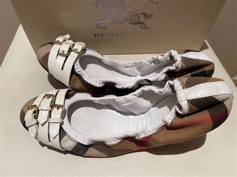 BURBERRY BALLERINA SCHUHE NOVA CHECK PASST TASCHE GR 38 5 Kaufen Auf