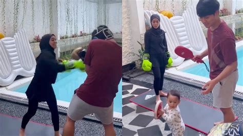 LUCU BANGET LESLAR LATIHAN MUAY THAI ABANG L IKUT GABUNG YouTube