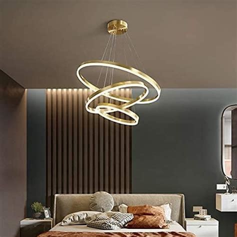 Buy Blissbells Modern Double 3 Ring LED Chandelier Lamp Warm White