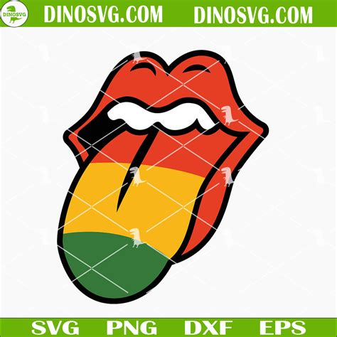 Africa Flag Tongue Svg African Lips Svg Afro Girl Svg Black History