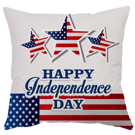 Xchenda Pillow Case 4th Of July Decorations Pillow Covers 18x18 Set Of