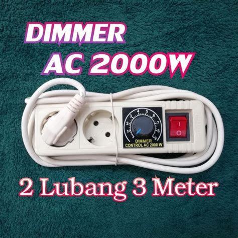 Jual Dimmer AC 2000W Pengatur Kecepatan Putaran Gerinda Bor Dinamo