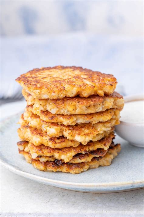 Cheesy Cauliflower Fritters - Everyday Delicious