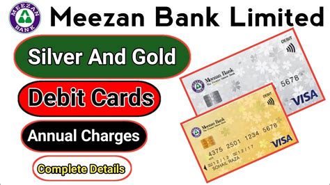 Meezan Bank Visa Silver And Gold Debit Card Details Meezan Bank Visa