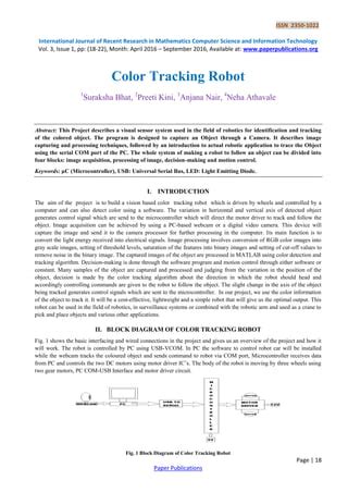 Color Tracking Robot Pdf