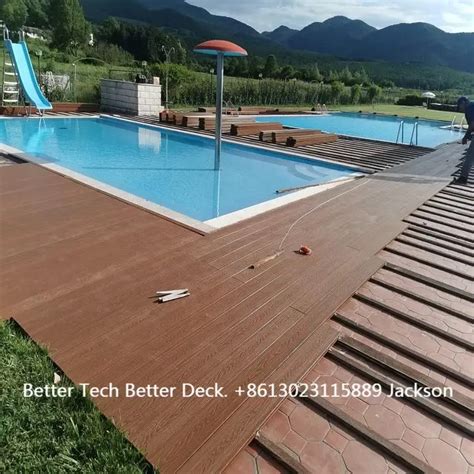 Swimming Pool Decking Wpc Engineered Flooring China Top Supplier