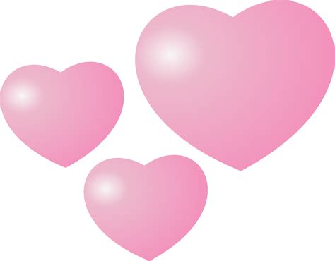 Pink Heart Cute Png 22110385 Png