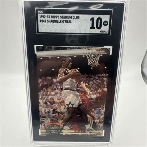 Topps Stadium Club Members Only Shaquille O Neal Rc Sgc