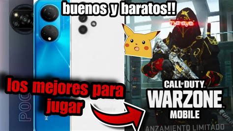 LOS 3 MEJORES CELULARES GAMA BAJA PARA JUGAR WARZONE MOBILE