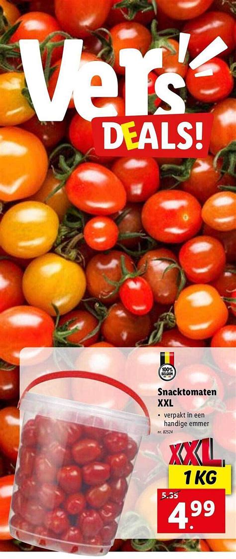 Snacktomaten Xxl Promotie Bij Lidl