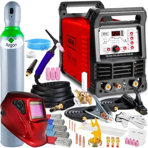 Spawarka Ideal Expert Tig 220 AC DC Pulse MPX Zestaw 3