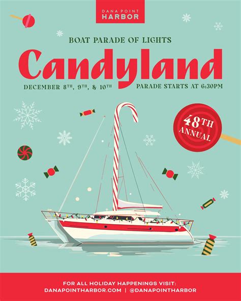 Dana Point Harbor 48th Annual Boat Parade of Lights: Candy Land - Dana ...