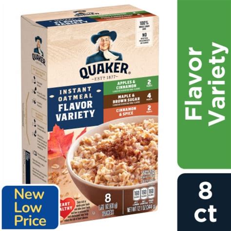 Quaker® Traditional Flavors Instant Oatmeal Variety Pack, 8 ct / 1.51 ...