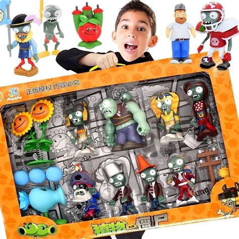 Brinquedo Plants Vs Zombies - Boneco de brinquedo de anime Boy Plants vs. Zombies 2, boneco de ejeção ...