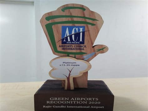 Hyderabad Airport Receives Aci Asia Pacific Green Airports Platinum