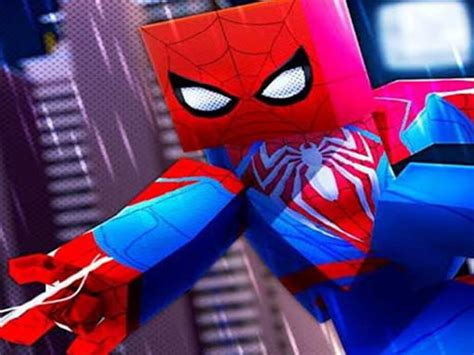 Play Spider Man Mod Minecraft Pe Game Online For Free Using Gamerush