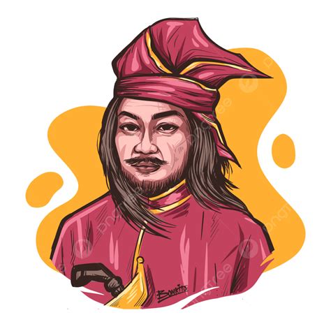 Illustration Of Sultan Hasanudin Makasar The Hero Of The Struggle For