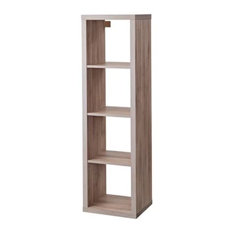 Kallax Shelf Unit Walnut Effect Light Gray Ikea